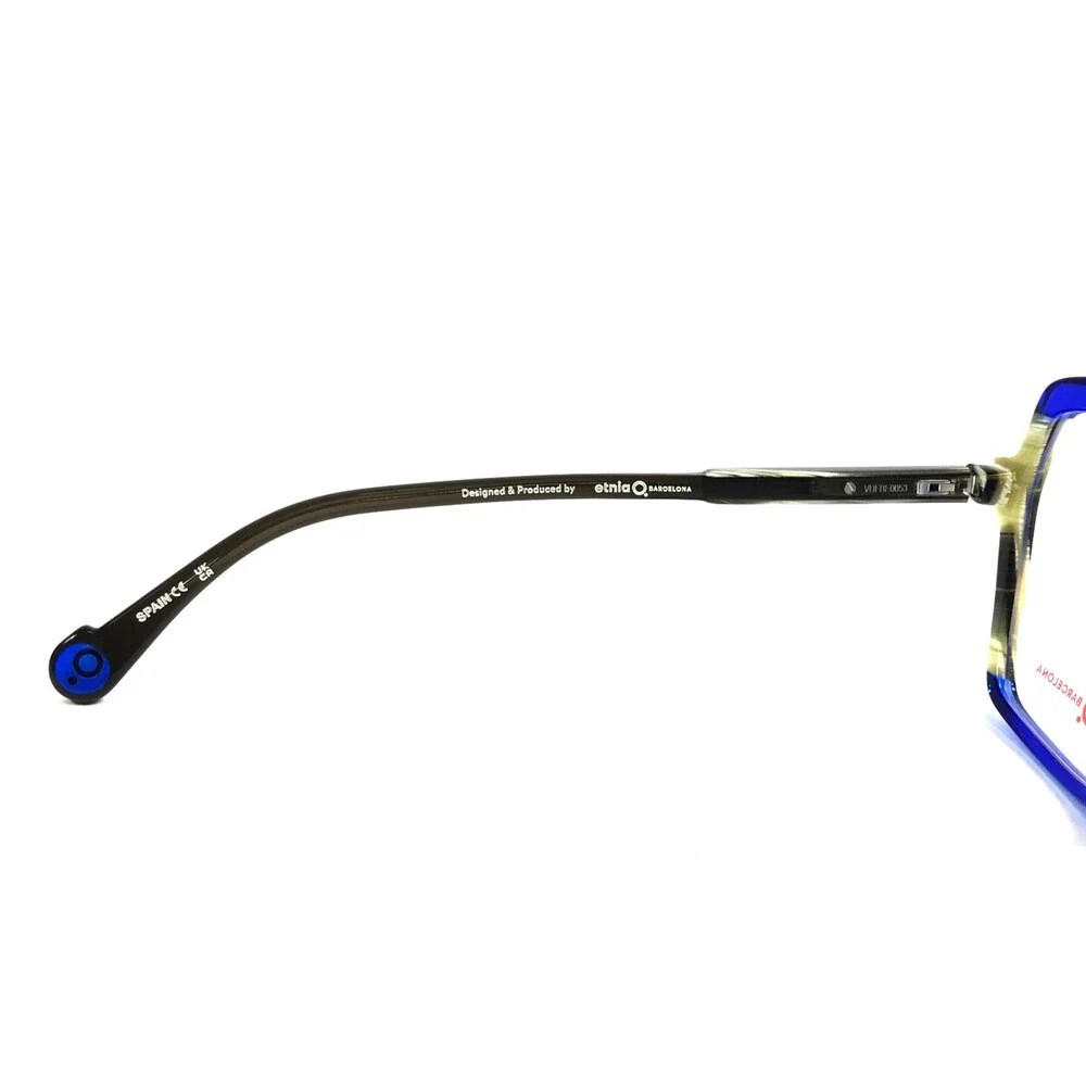 Etnia Barcelona Eyeglasses Frames KORE BLHO Clear Blue Beige Horn 54-17-138